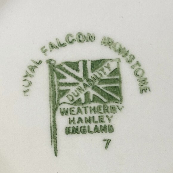 NOT FOR SALE ------   Fortnum & Mason Est 1707 Pudding Bowl 5" Royal Falcon - Picture 6 of 6